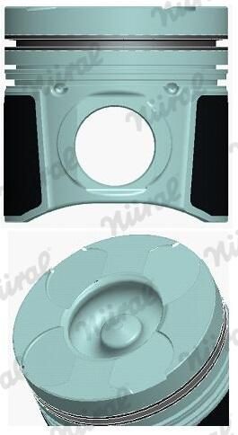 Nural 8712740710 Поршень з кільцями RENAULT 87.5 2.2DCI G9T (вир-во Nural)