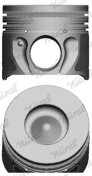 Nural 8714080710 Поршень