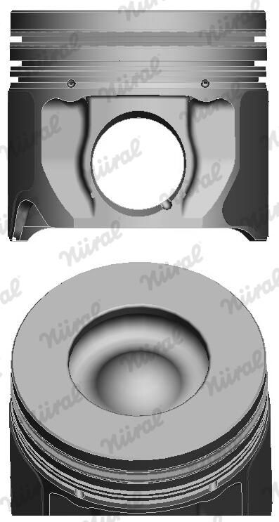 Nural 8714810730 Поршень з кільцями FORD 90.4 TRANSIT 2.4 TDCI H9FA 2004- (вир-во NURAL)