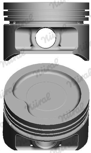 Nural 8730710720 Поршень з кільцями OPEL 78.1 1.4I C14NZ/14NV (вир-во NURAL)