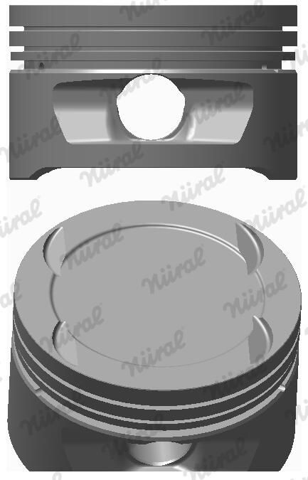 Nural 8730780710 Поршень з кільцями OPEL 79.50 1.6I 16V С16XE/X16XE/X16XEL (вир-во NURAL)