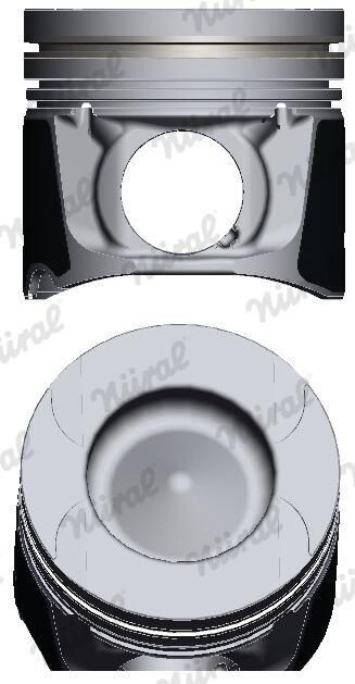 Nural 8742200710 Поршень з кільцями OPEL/RENAULT 84,50 2,0 dCi M9R 06- (вир-во NURAL)