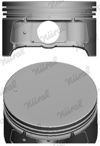 Nural 8742340700 Поршень з кільцями FORD 88,01 2,0 16V CJBA/CJBB 00- (вир-во NURAL)