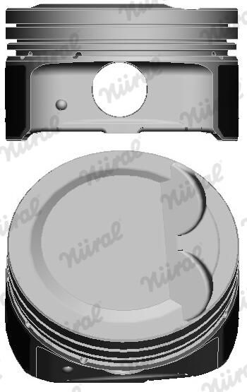 Nural 8742480000 Поршень з кільцями Hyundai G4FA 77.00mm STD (вир-во Nural)