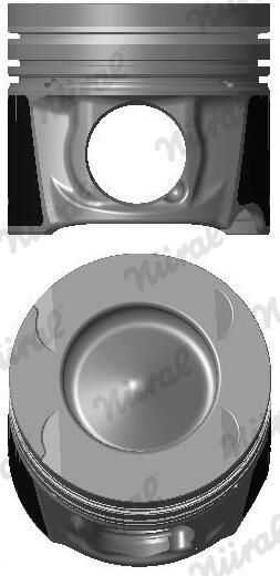 Nural 8742490000 Поршень з кільцями RENAULT/NISSAN/OPEL/MB 80,00 R9M 1,6TDI 11- (вир-во NURAL)