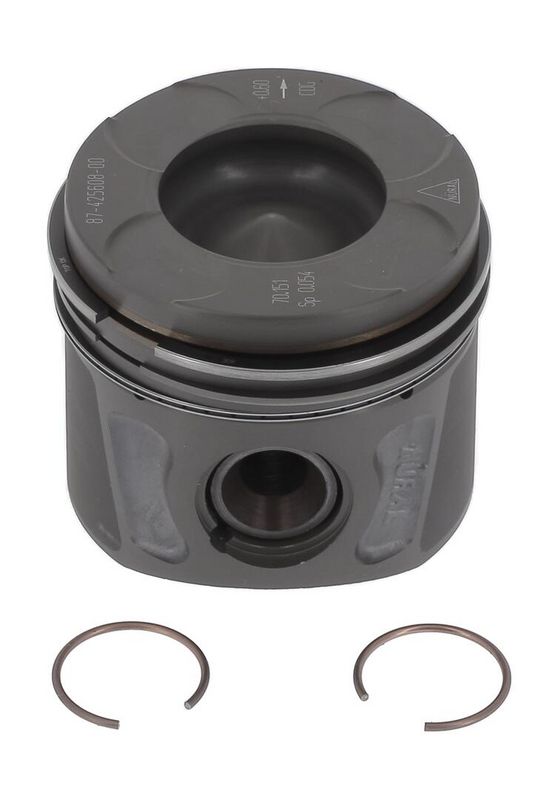 Nural 8742560800 Поршень з кільцями +0,6 mm RENAULT 70,20  1.3 D Multijet 199 A3.000,263 A2.000 (вир