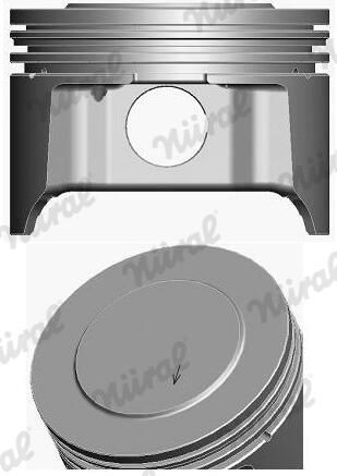Nural 8742610700 Поршень з кільцями FORD 76.5 1.4 ASDA/ASDB/FXDA (вир-во NURAL)