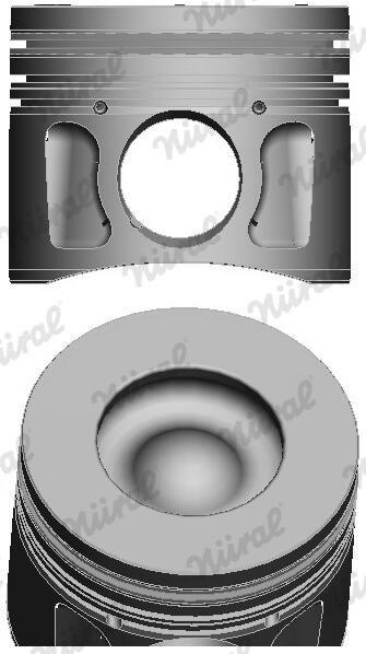 Nural 8742770730 Поршень з кільцями PSA/FORD/FIAT 86.5 2.2D/2.2HDI/2.2TDCI 4HV(P22DTE)/P8FA/P8FB (ви