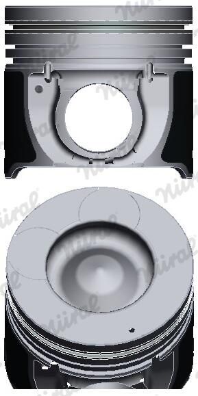 Nural 8743170700 Поршень з кільцями HYUNDAI/KIA 91.50 2.5 CRDI D4CB (вир-во NURAL)