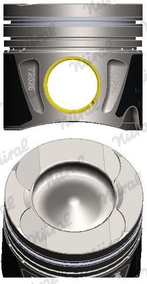 Nural 8743340010 Поршень з кільцями MB 83,00 OM651 Конусний шатун (вир-во NURAL)