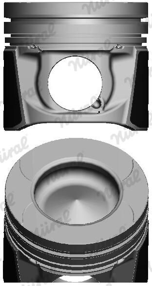 Nural 8743520700 Поршень з кільцями RENAULT 85,50 2.3 dCi M9T EURO 4/EURO 5 (вир-во NURAL)