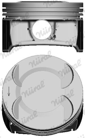 Nural 8743530700 Поршень