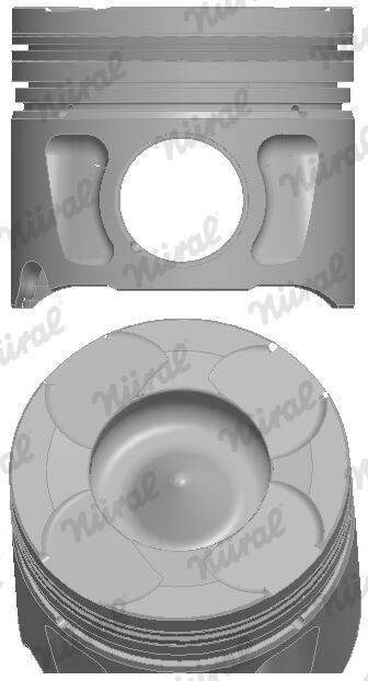 Nural 8743650600 Поршень з кільцями FIAT/OPEL 83.4 198A5.000/A20DT/A20DTC/A20DTH/Z12DTJ (вир-во NURA