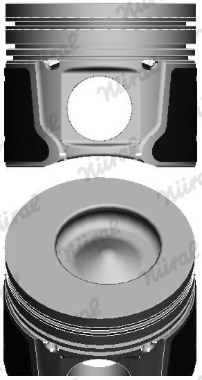 Nural 8743700000 Поршень з кільцями FORD 82,50 Duratorg 1.8TDCI Transit Connect з каналом охолодженн