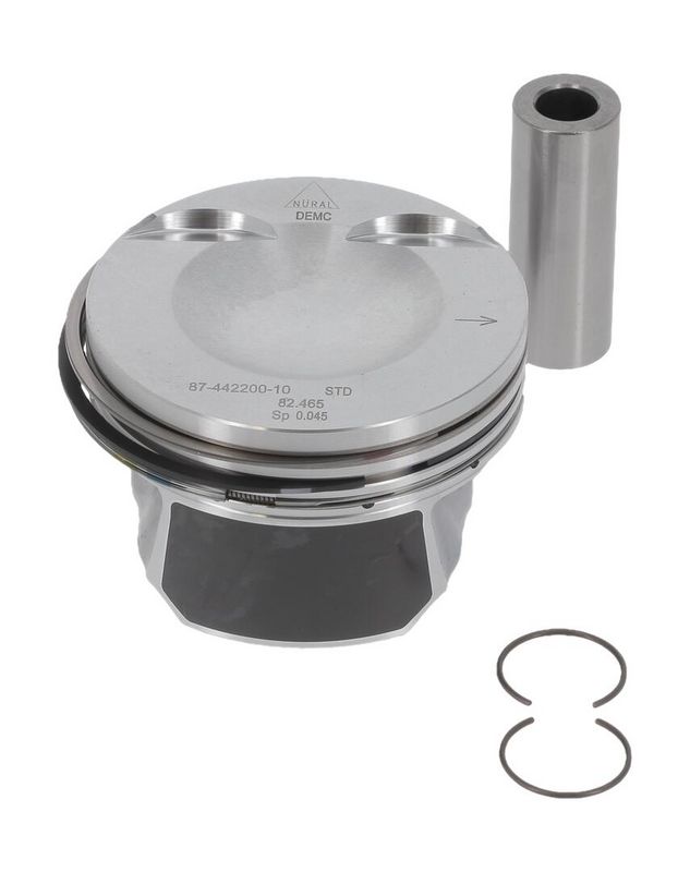 Nural 8744220010 Поршень з кільцями VAG 82.50 2.0 TFSI CADA/CCZA/CDZA/CAWB PIN 21MM TRAPEZ (вир-во N