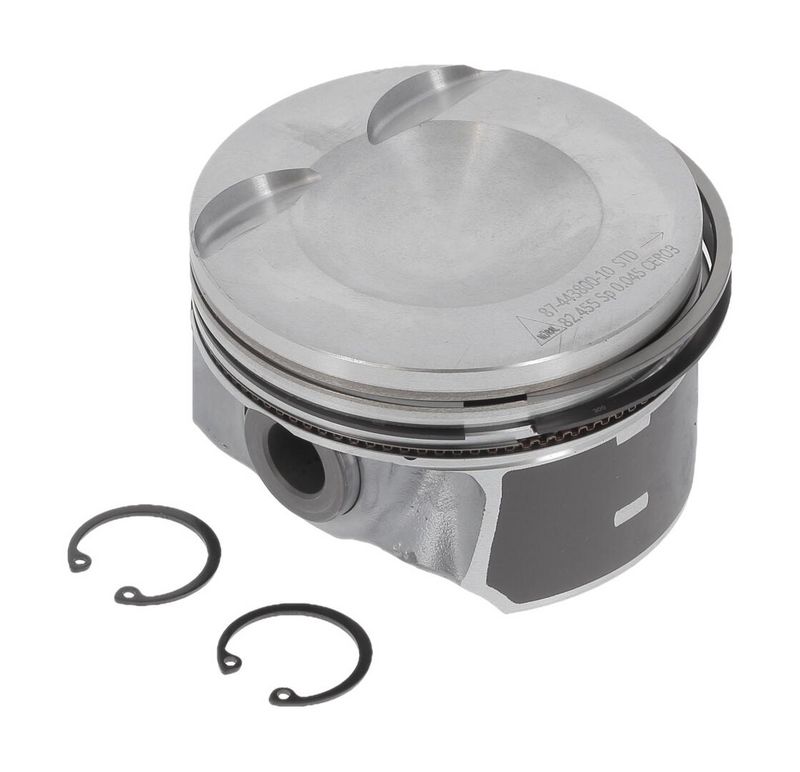 Nural 8744380010 Поршень з кільцями VAG 82.51 2,0TFSI CAEA/CAWA/CDNB/CCTA/CDNC PIN 23X53 (вир-во NUR