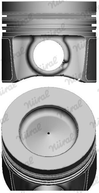 Nural 8744410000 Поршень з кільцями VAG 79.5 1.6TDI 12- (вир-во NURAL)