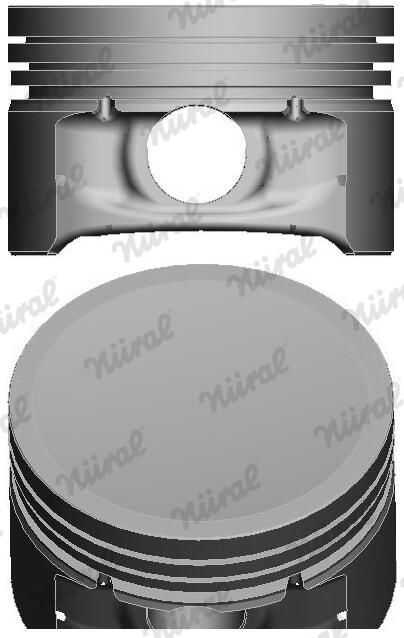 Nural 8745000700 Поршень з кільцями RENAULT 69.5 D4F 1,1 16V 00- (вир-во NURAL)