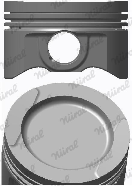 Nural 8750180710 Поршень з кільцями VAG 83,01 2,8 AAH (вир-во NURAL)