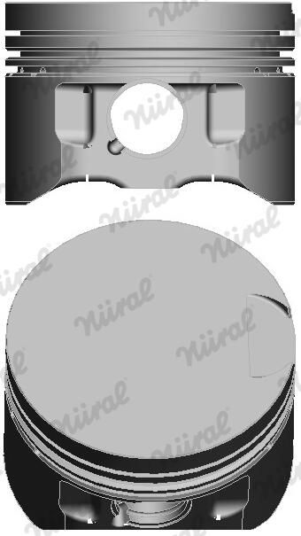 Nural 8750290700 Поршень з кільцями VAG 81,51 1,8 20V ADR/AGN/APT/ARG (вир-во NURAL)
