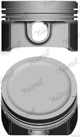 Nural 8750290710 Поршень з кільцями VAG 81,51 1,8 20V AEB (вир-во NURAL)