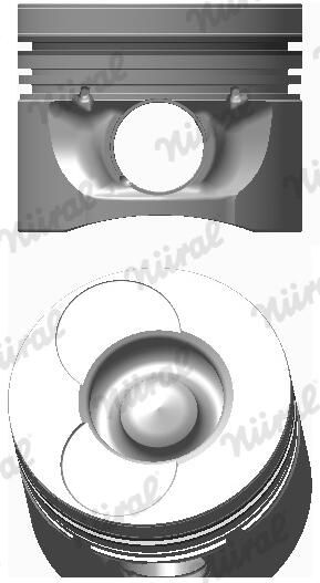 Nural 8774310000 Поршень з кільцями MB MB 89.00 2.9TDI OM602DE29LA 94- (вир-во Nural)