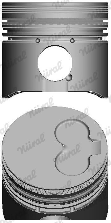 Nural 8799010010 Поршень з кільцями VAG 79.51 1.9TD AAZ/ABL/ADE (вир-во NURAL)
