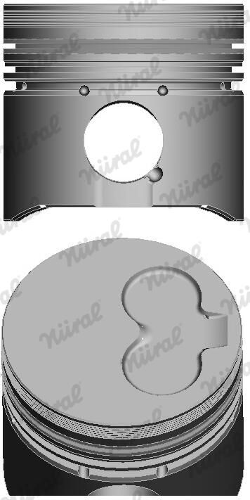 Nural 8799010710 Поршень з кільцями VAG 80.01 1.9TD AAZ/ABL/ADE (вир-во NURAL)
