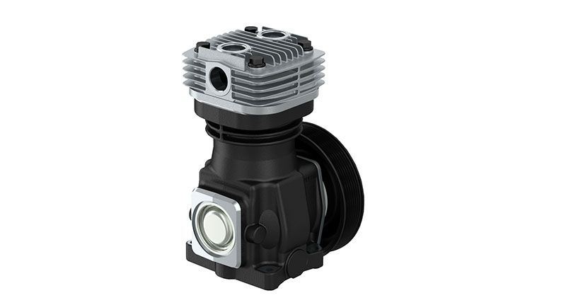 WABCO 4111410030 Компресор пневматичної системи зі шківом JD8430 (RE189197, RE58386) (вир-во Wabco)
