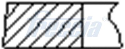 Freccia FR10205000 Комплект поршневих кілець