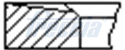 Freccia FR10880700 Кільця поршневі