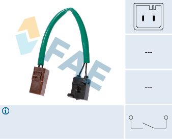 FAE 24905 Виключатель, привод сцепления (Tempomat)