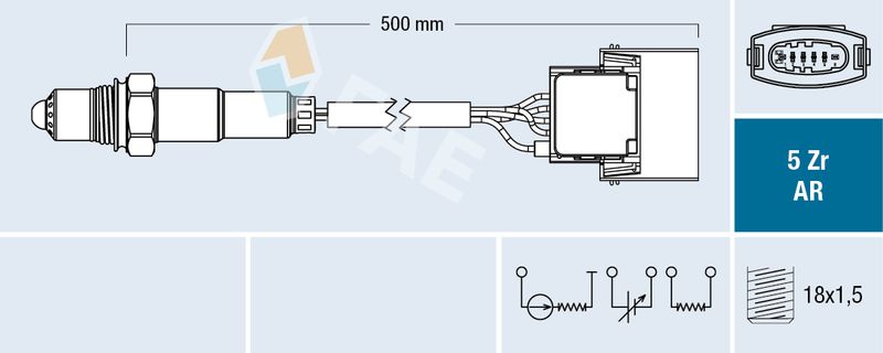 FAE 75015 Кисневий датчик