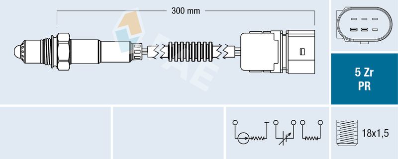 FAE 75048 Кисневий датчик