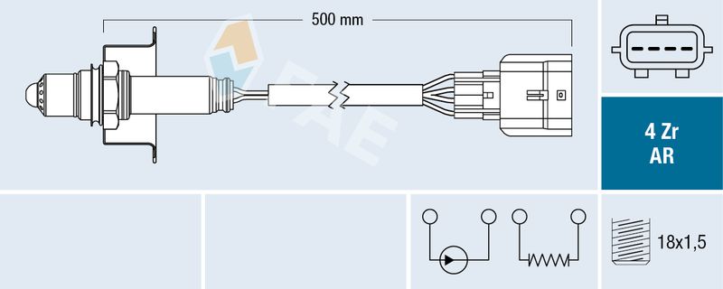 FAE 75646 Кисневий датчик