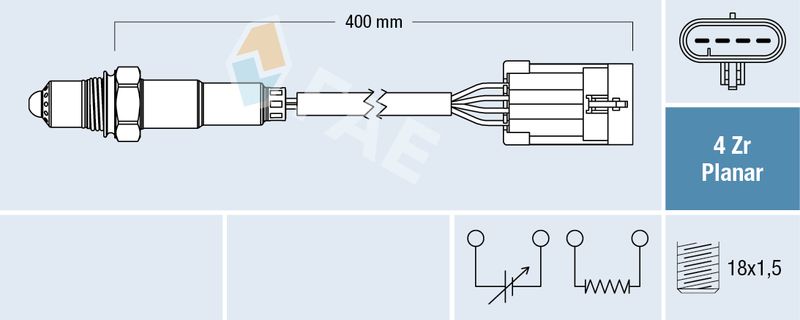 FAE 77700 Кисневий датчик