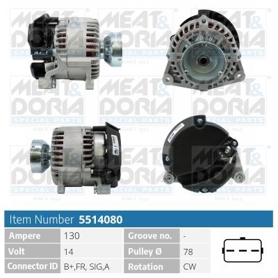 Meat&Doria 5514080 Генератор