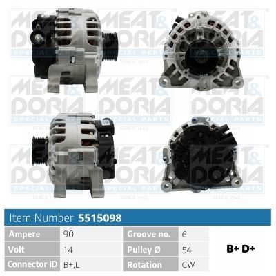 Meat&Doria 5515098 Генератор