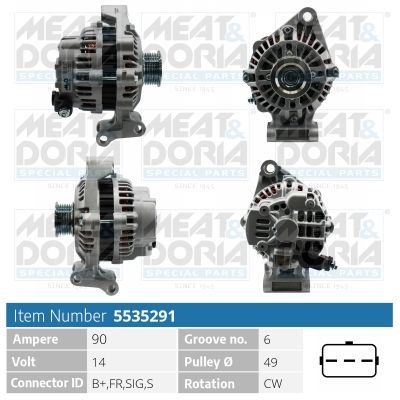 Meat&Doria 5535291 Генератор