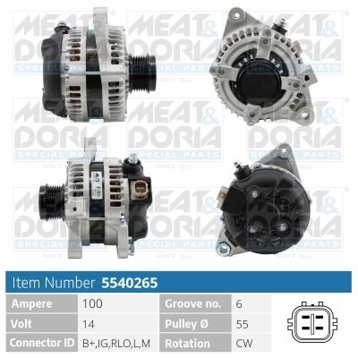 Meat&Doria 5540265 Генератор