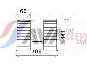 BW8475 AVA Вентилятор салона BMW 3 SERIES E36 (1991) 316I 1.6