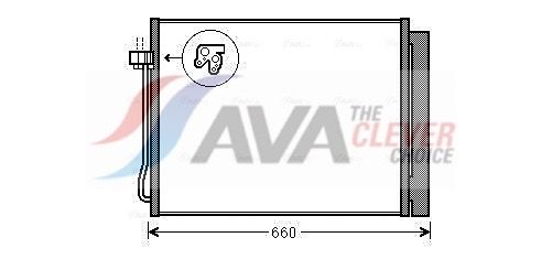 BWA5377D AVA Радіатор кондиціонера X5 E70,F15,X6 E71,F16 07-