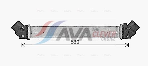 FD4677 AVA Інтеркулер FORD TRANSIT 260 (2006) 2.2 TDCI