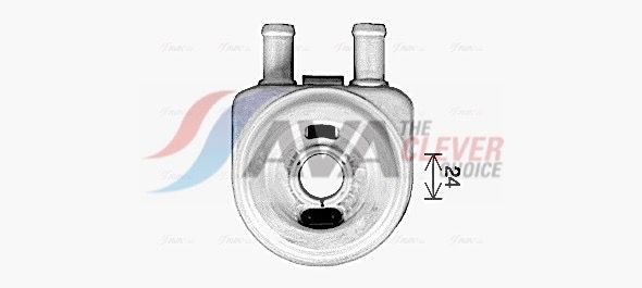 HY3472 AVA Радіатор масляний HYUNDAI SANTA FE (DM) (12-) 2.4 I 16V (вир-во AVA)