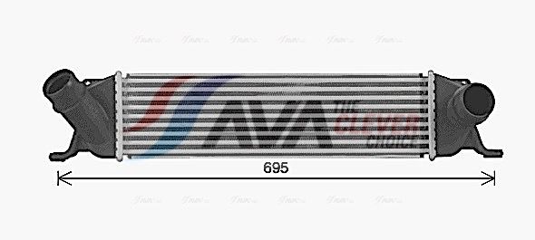 HY4489 AVA Інтеркулер H1 2.5 CRDi MT/5 (Ava)