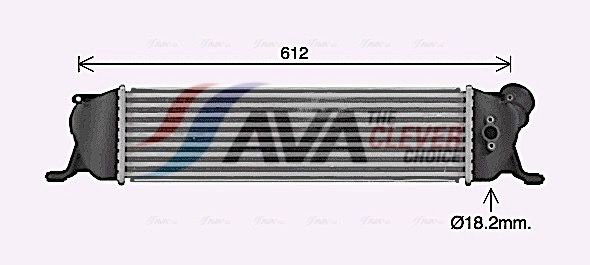 HY4489 AVA Інтеркулер H1 2.5 CRDi MT/5 (Ava)
