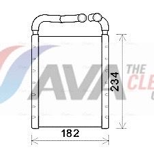 HY6356 AVA Радіатор опалення Hyundai Santa Fe (вир-во AVA)