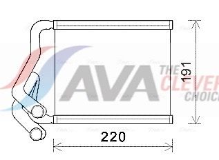 HY6380 AVA Радіатор пічки HYUNDAI ELANTRA (2011) 1.8 CVVT