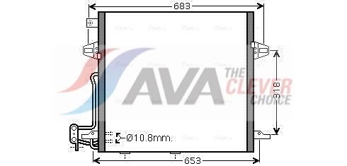 MS5406D AVA Радіатор кондиціонера W164/X167,G/M/R-Class