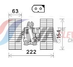 MS8632 AVA Вентилятор салону без кондиц. Vito 03-